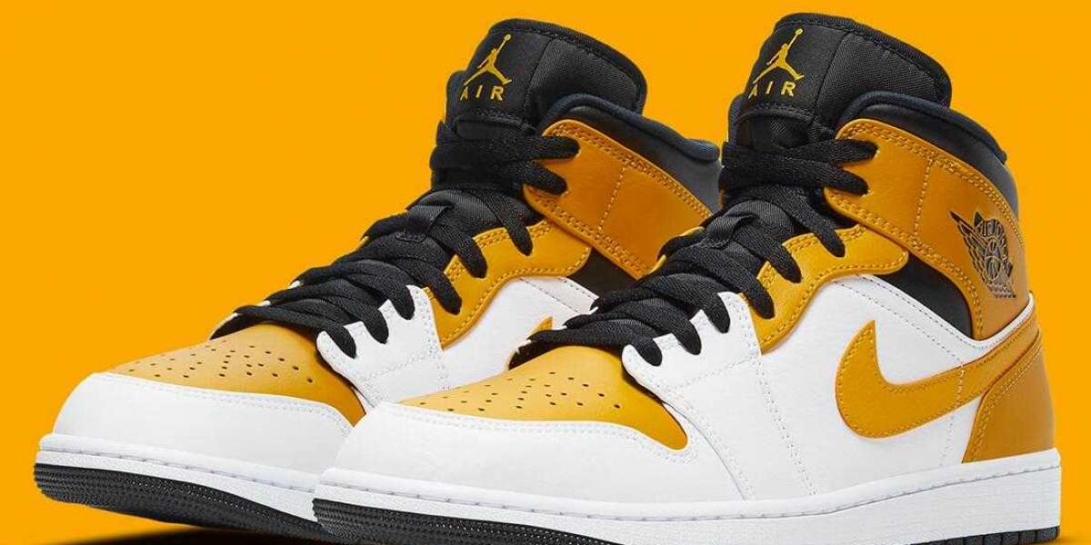 The Air Jordan 1 Mid Release With University Gold for Black Friday Holiday