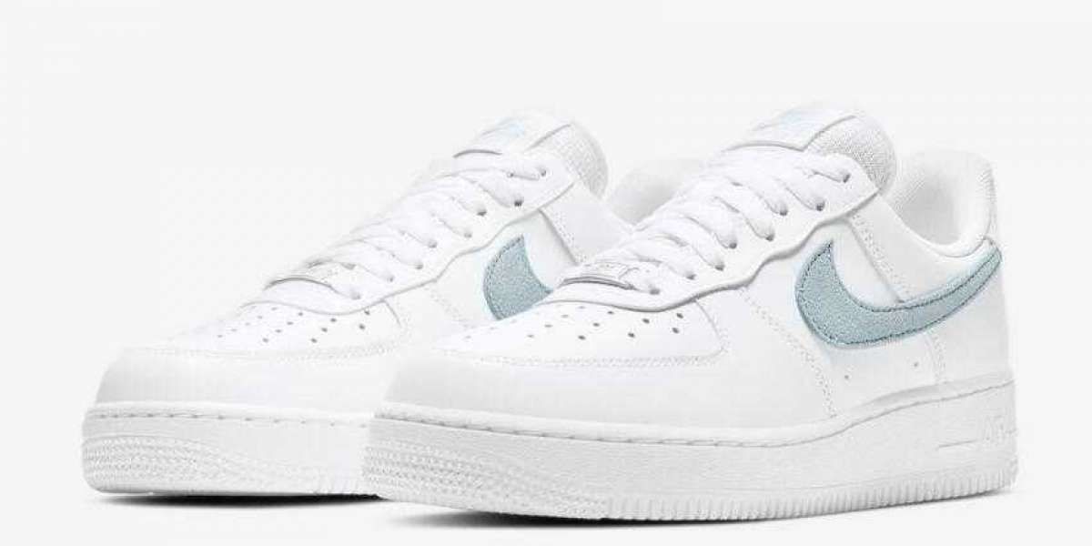 Brand Nike Air Force 1 Low White Icy Blue Accents Releasing Soon