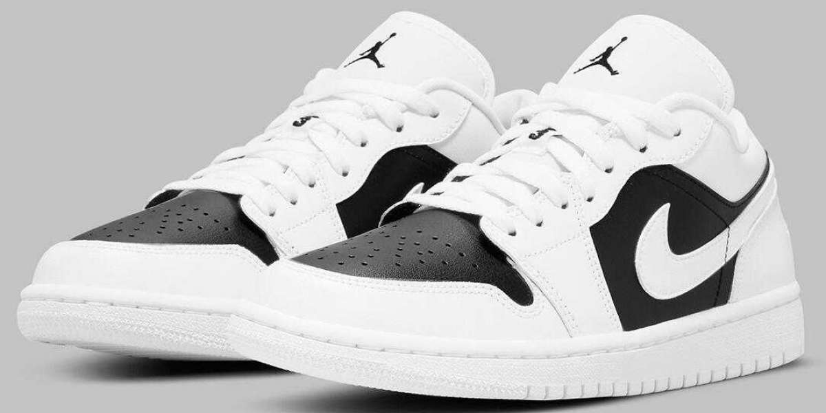 Latest Air Jordan 1 Low Goes Simple White And Black for Women