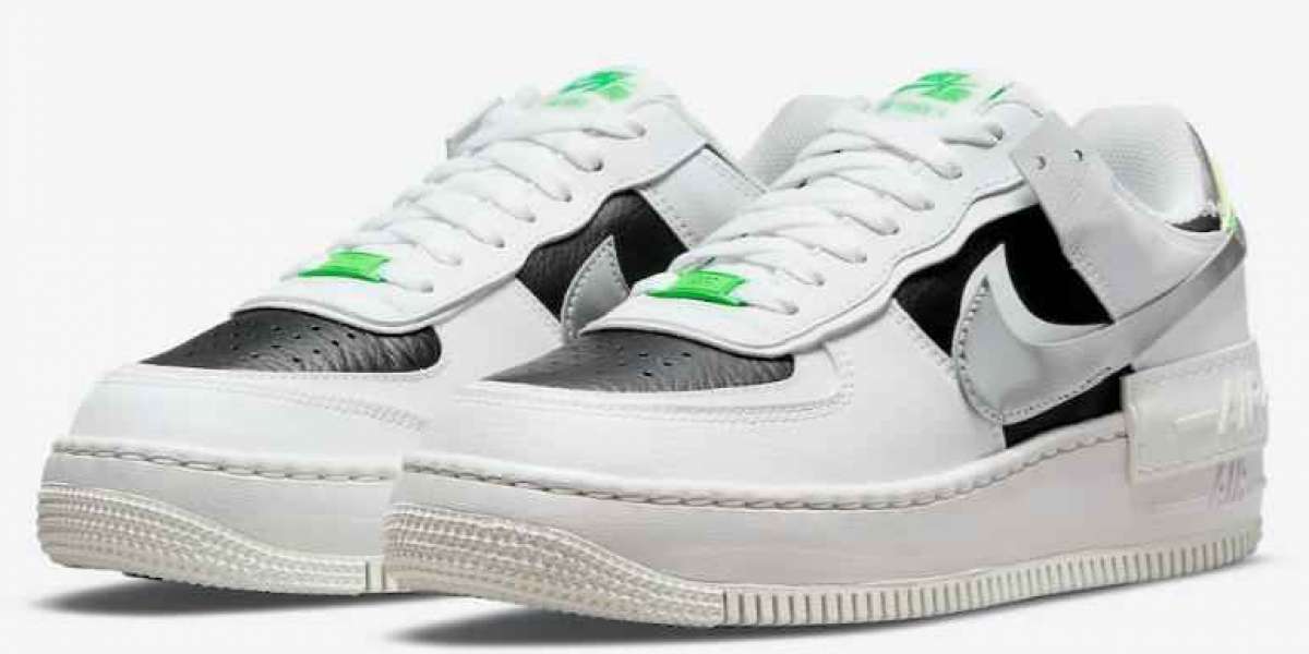 2021 New Air Force 1 Low Shadow Added Chrome Swooshes