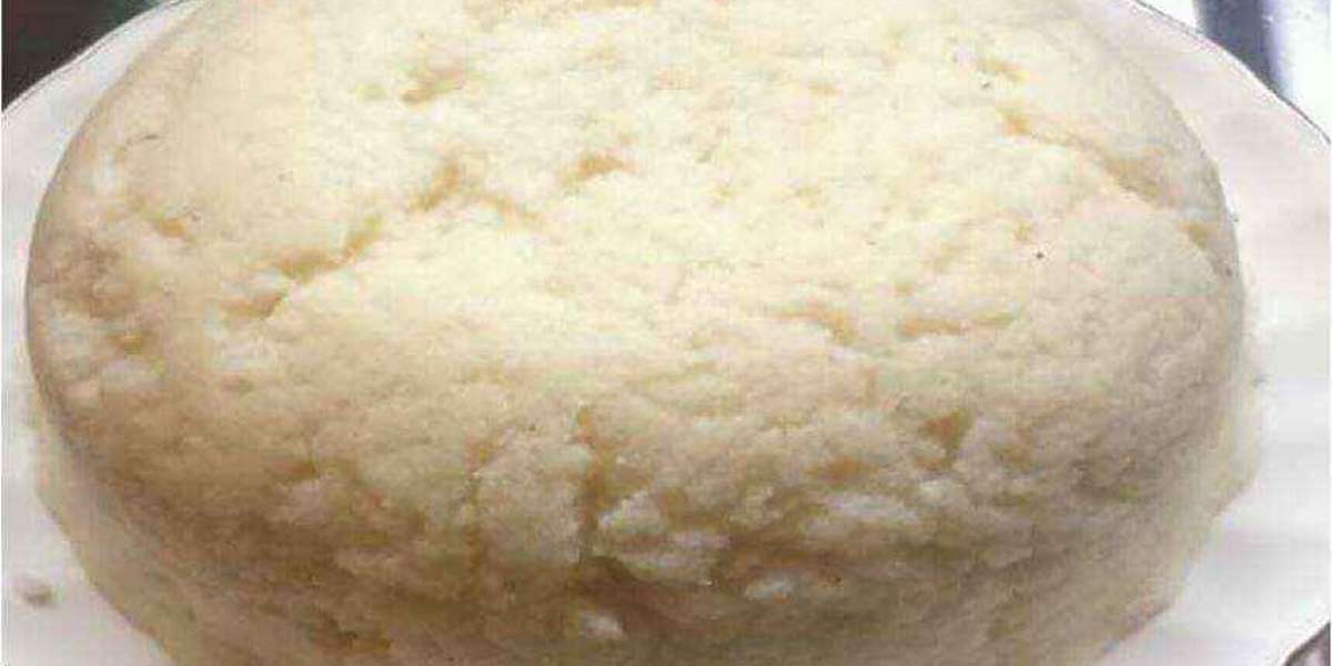 Ugali-Kenya's major staple food in almost 80% of the country's population