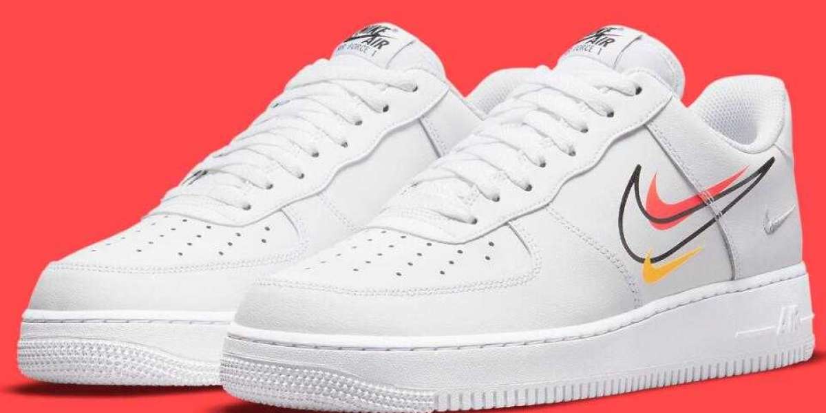 New Air Force 1 Low Dropping With Multi-Swoosh for Sale