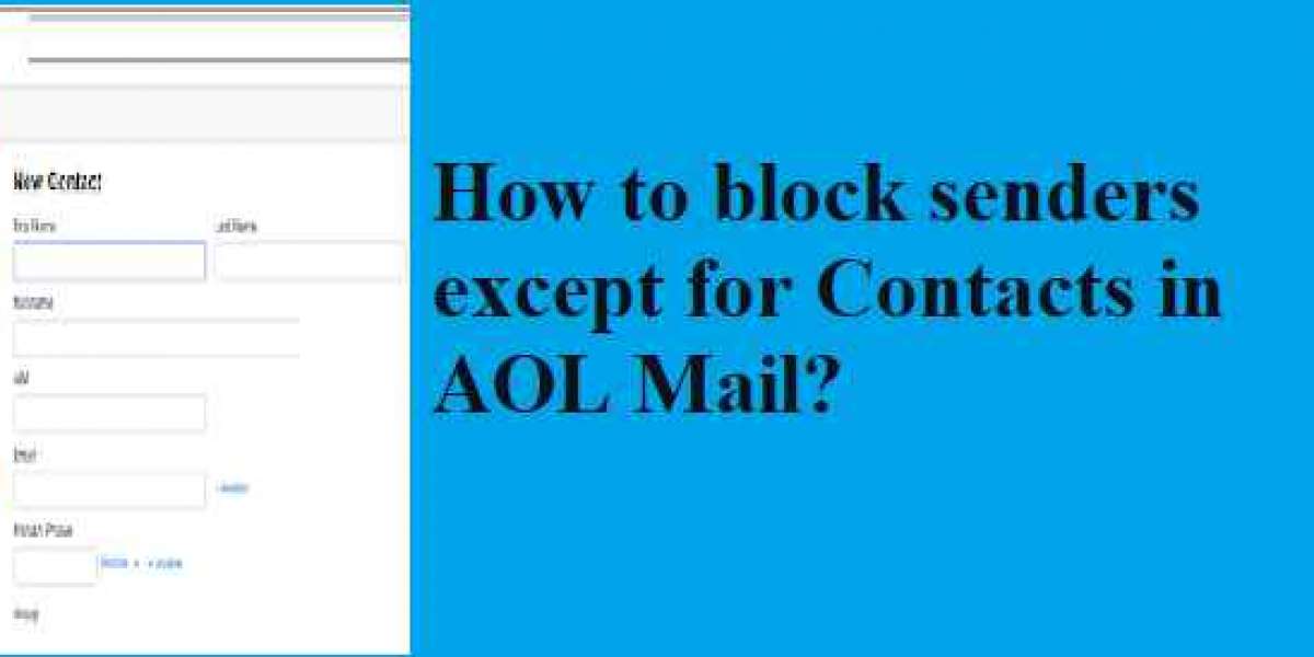 How to block senders except for Contacts in AOL Mail?