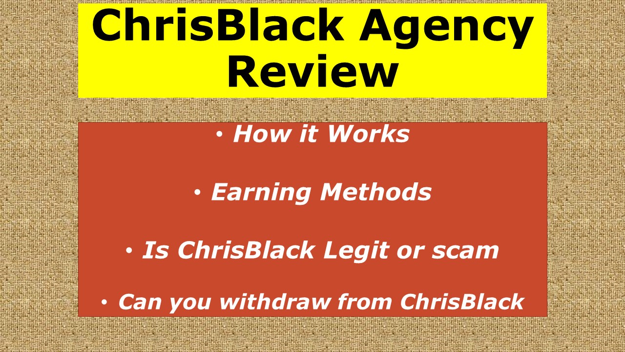 ChrisBlack Agency Kenya: 2021 Unbiased Review - Online Jobs Reviews