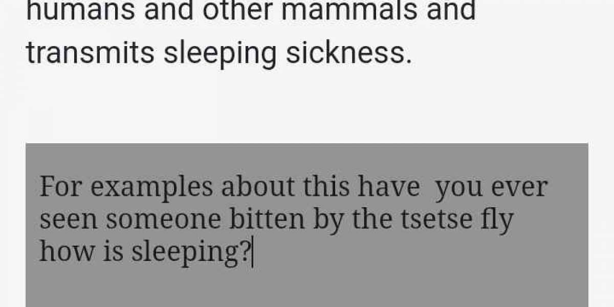 TSETSE FLY IS BAD