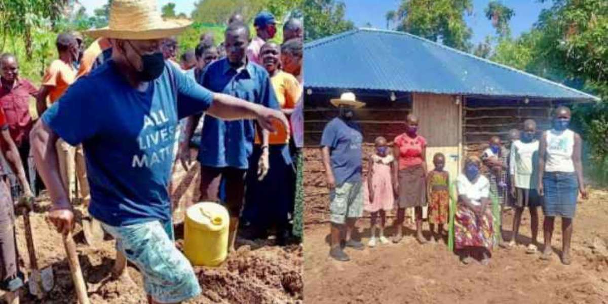 MP Otiende Amollo builds new mabati house for widowed grandmother