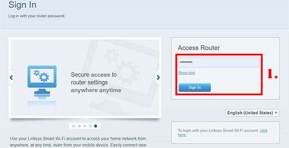 Linksyssmartwifi.com Linksys Smart WiFi 192.168.1.1