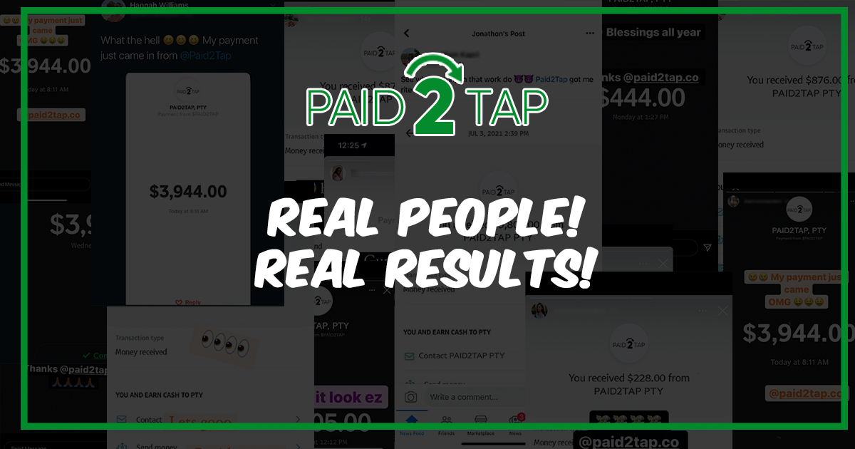 Paid2Tap - #1 Earning Network | No experience required.  | Paid2Tap