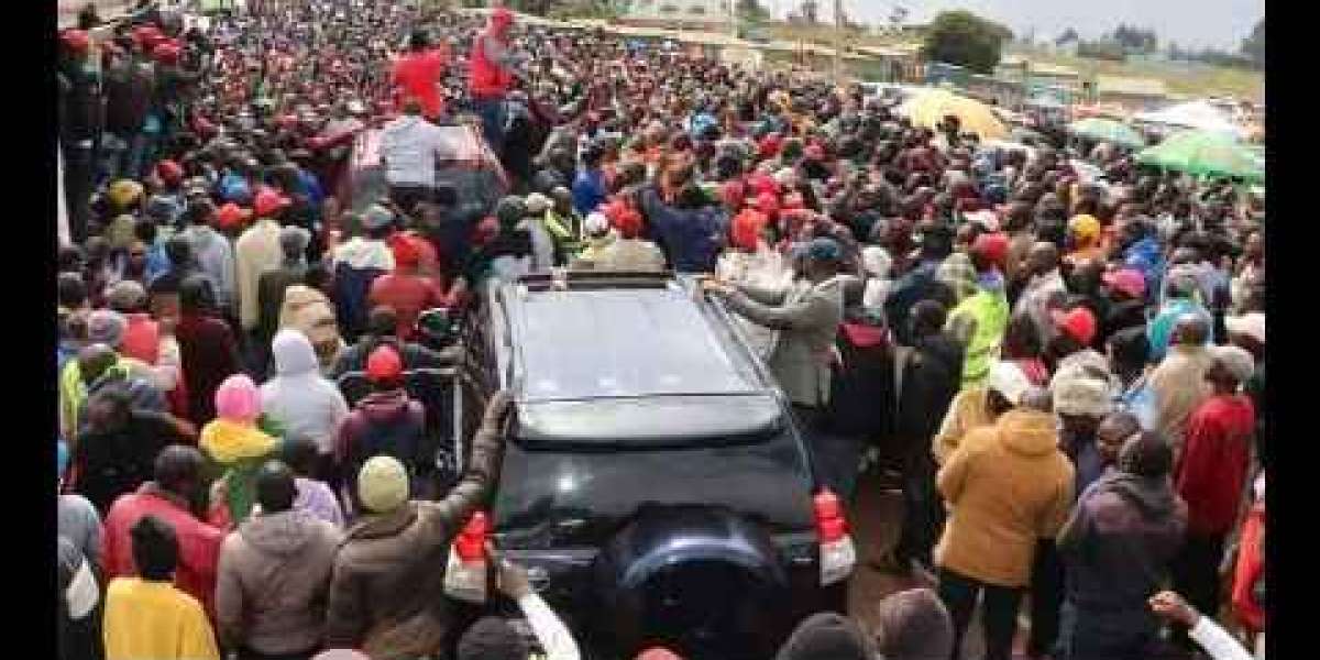 Mnatupea Aibu Sana" Weta Pleads as OKA Rally in Matisi is Disrupted by Rowdy Youths (Video)