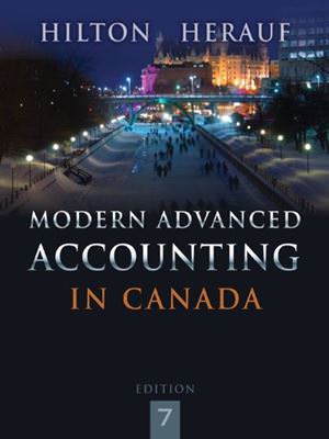 Modern Advanced Accounting In Canada, 7th Edition Test Bank by Murray Hilton, Darrell Herauf