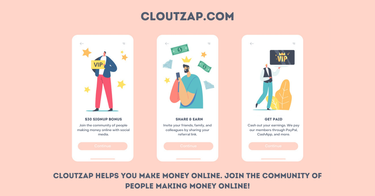 CloutZap - The #1 Earning Network That Helps You Make Money