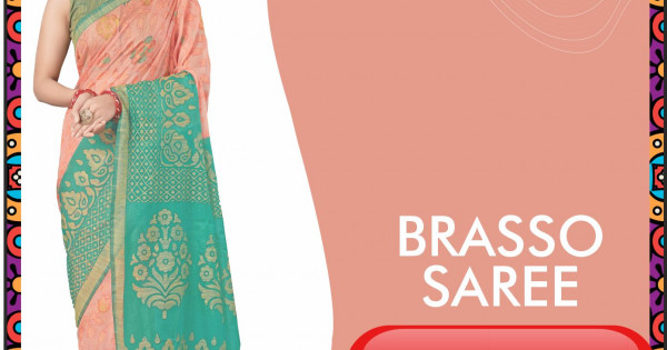Buy Brasso Saree Online India / Brasso Saree Online - Eshami