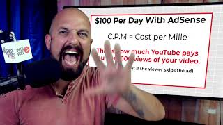 Watch video: How To Make Money - $100 Per Day with AdSense