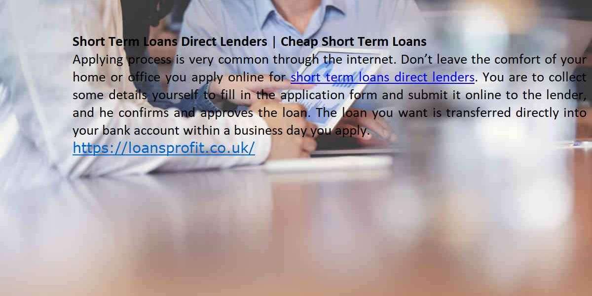 Short Term Loans Direct Lenders – A High Approval Loan in the Market