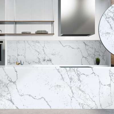 Calacatta white quartz countertop Profile Picture