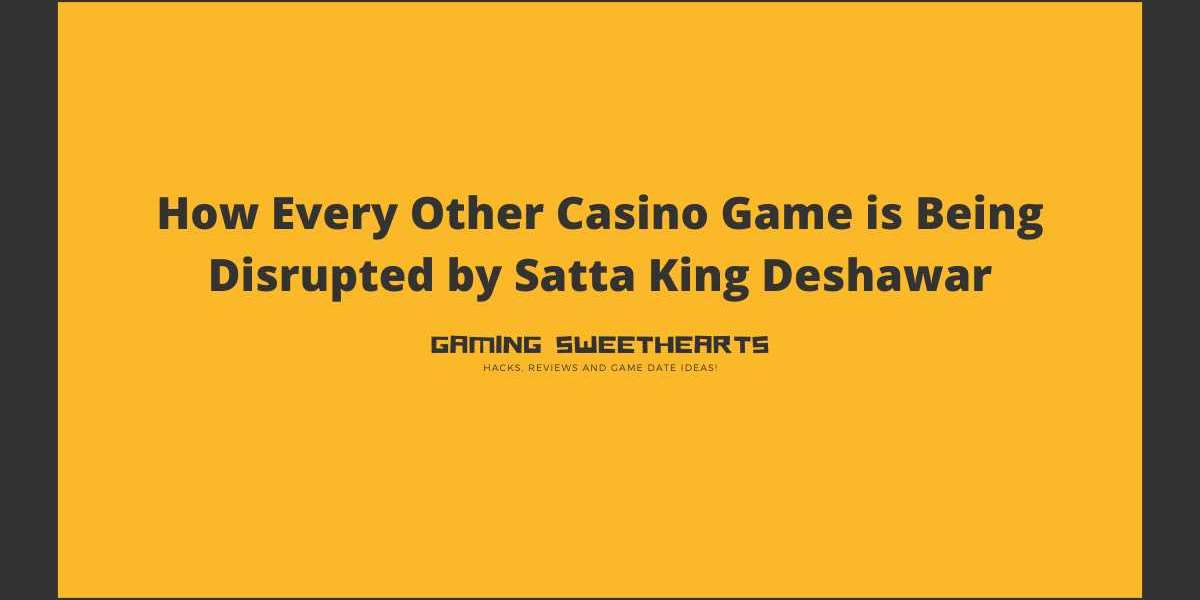 How Every Other Casino Game is Being Disrupted by Satta King Deshawar