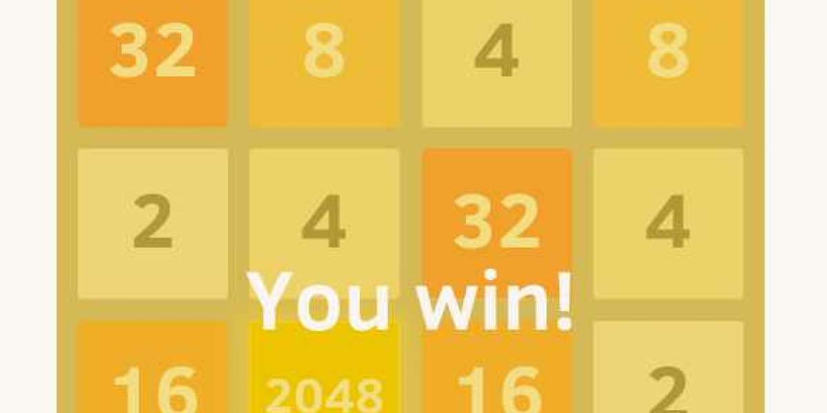  2048 is an easy and fun puzzle game.