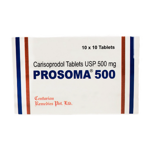 Buy Prosoma 500mg (Carisoprodol) Muscle Relaxer tablet