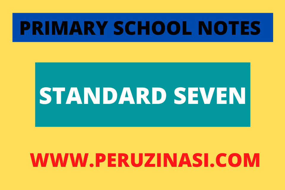PRIMARY SCHOOL NOTES STANDARD 1 TO 7 - PERUZI NASI