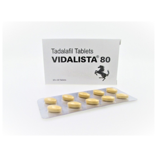 Vidalista 80 Mg | Tadalafil | Buy online - The USA Meds