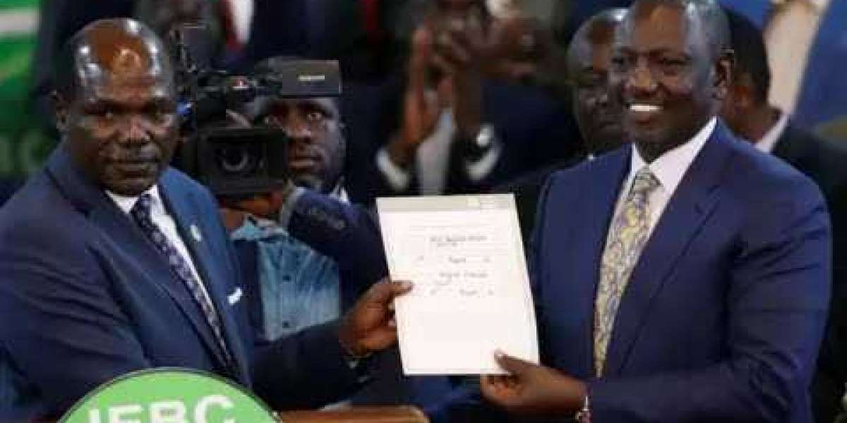 William Ruto declared winner of Kenyan presidential vote amid chaos at election center.