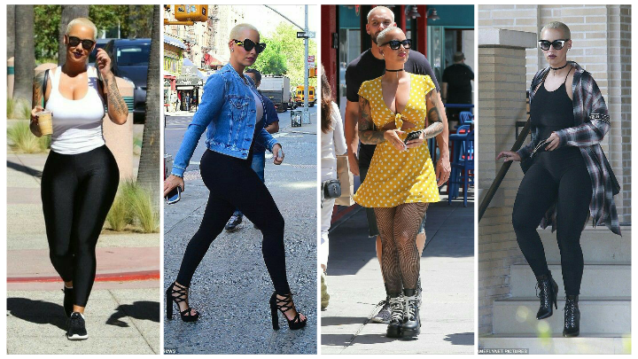15 Amber Rose Best Casual Street-style Moments - OurFashionPassion