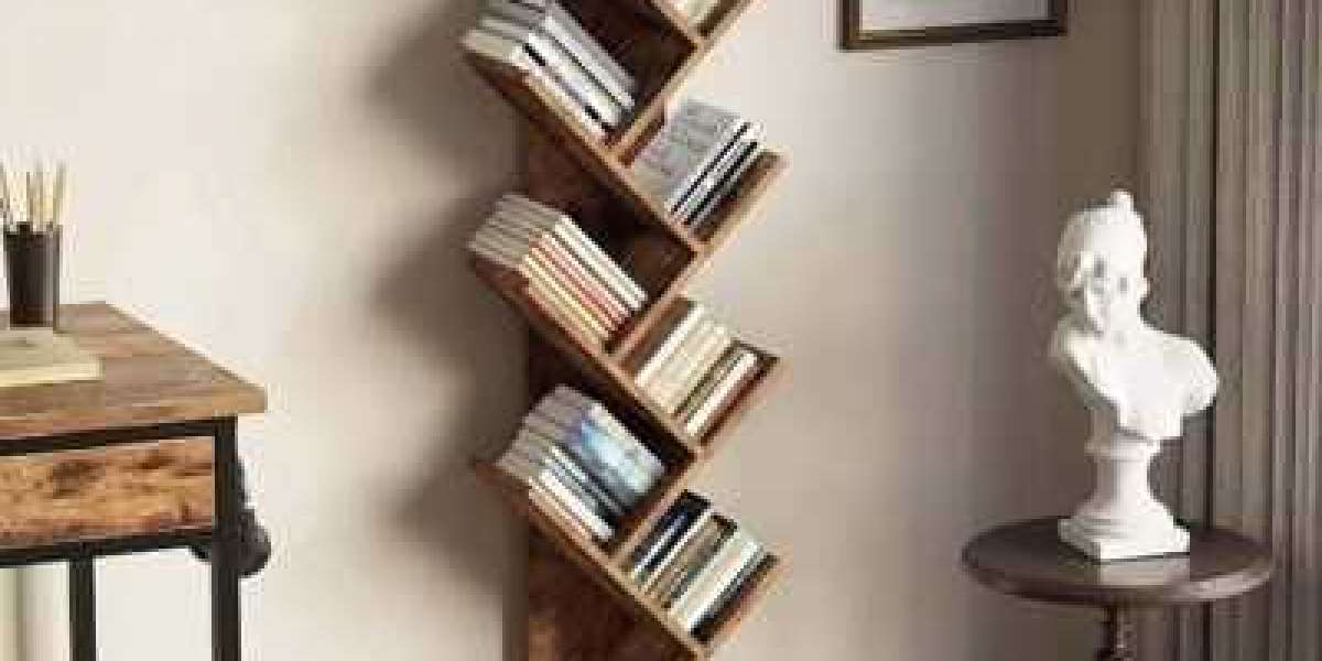 Do you have a ladder bookshelf with a drawer in your living room?