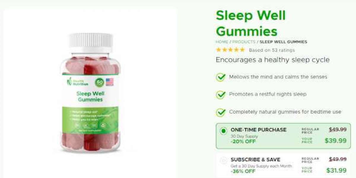 Sleep Well Gummies Review 2022- Amazing Results & Price In USA