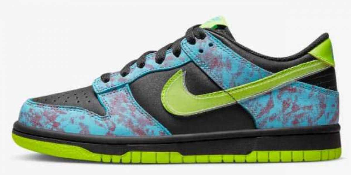 2022 New Nike Dunk Low GS "Acid Wash" DV1694-900 This Dunk Low is something special!