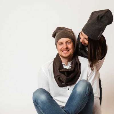 NEW "Grey" soft cotton summer scarf Profile Picture