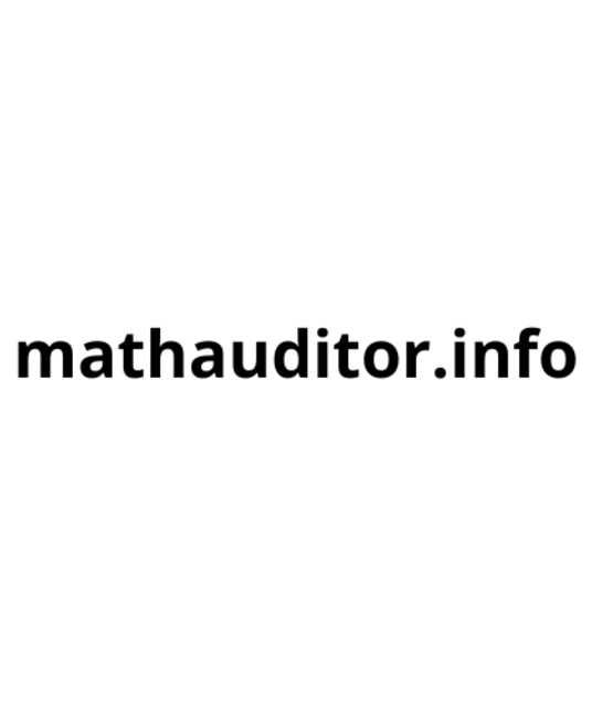 Math Auditor