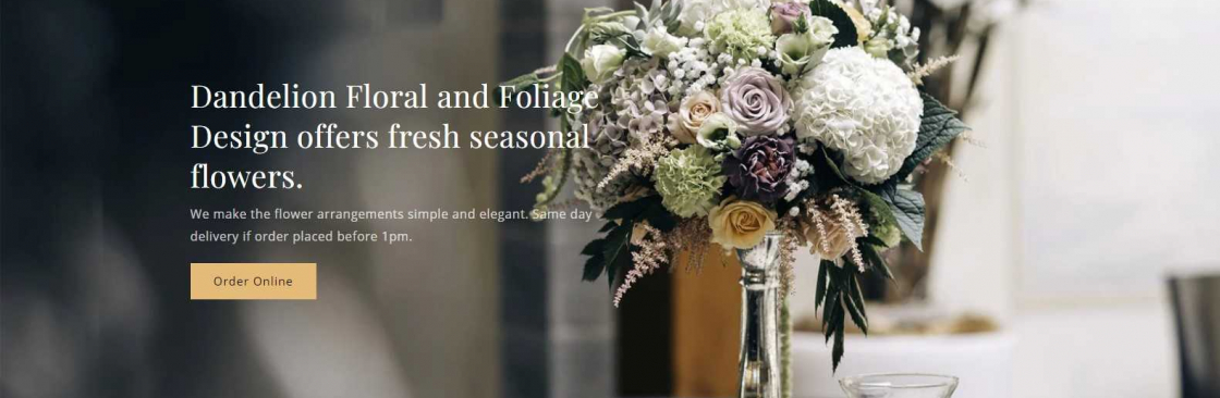 Dandelion Floral and Foliage Design Cover Image