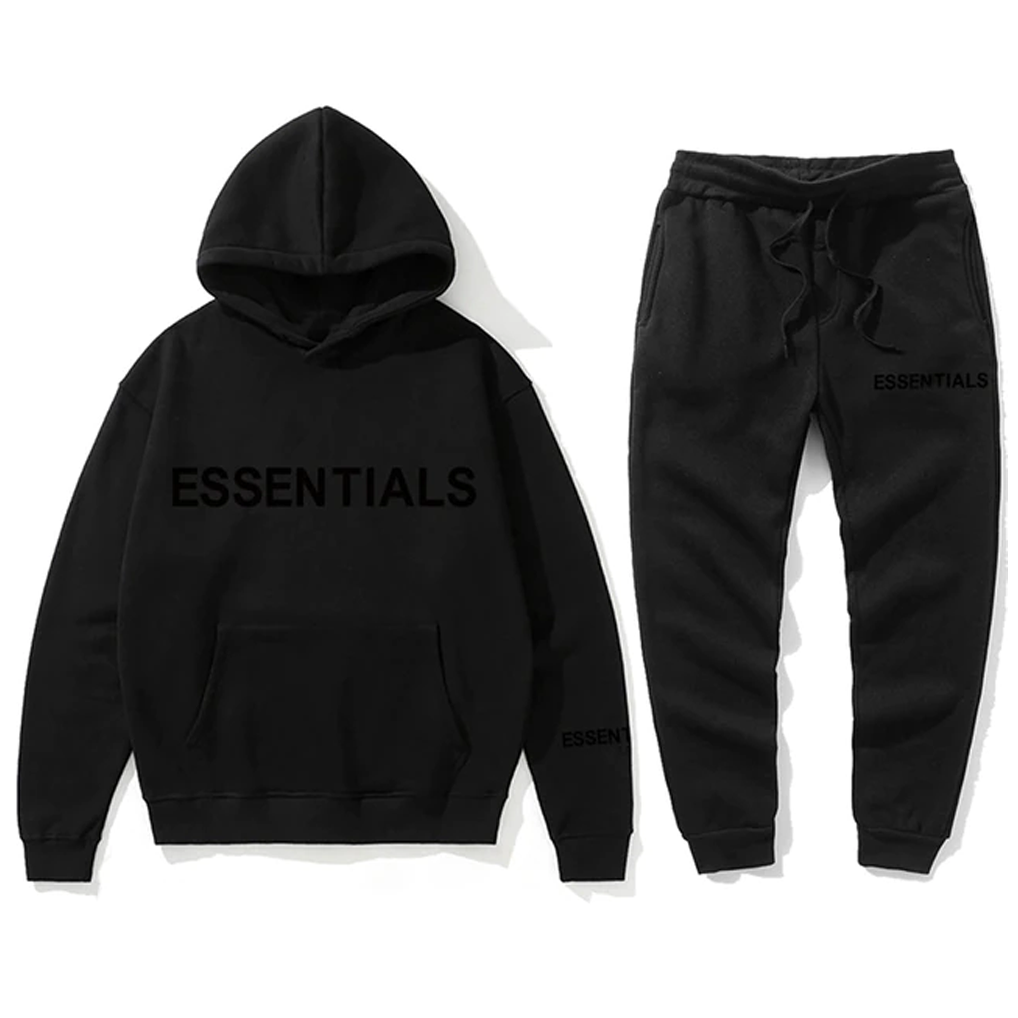 Fear of God Essentials Spring Tracksuit-black At Excellent Price