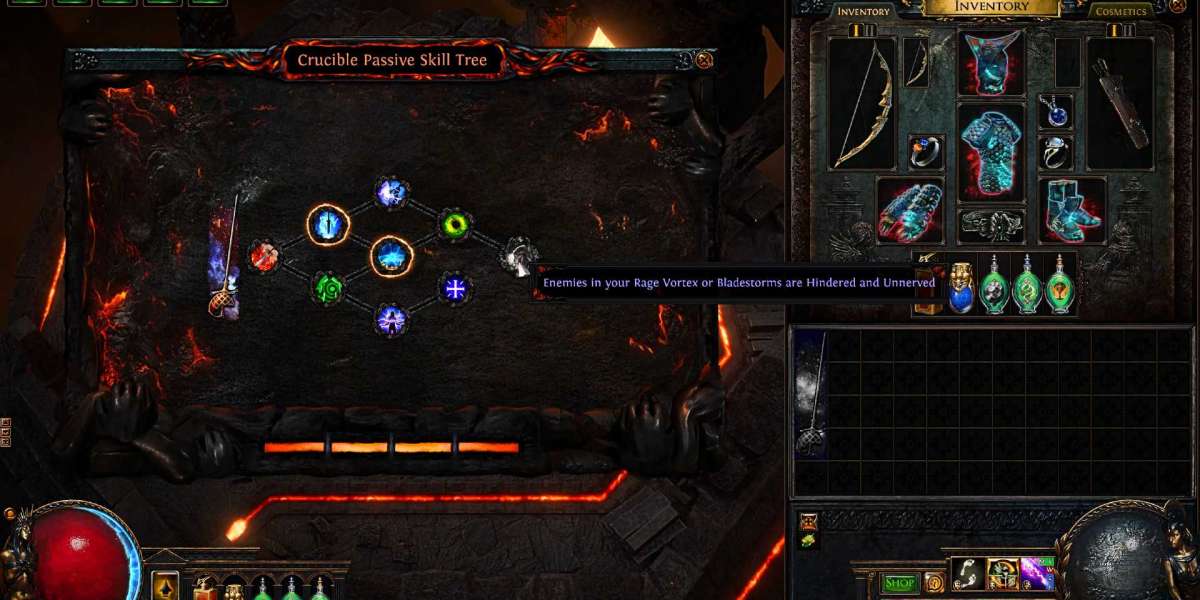 The skill tree gameplay upgrade in Path of Exile 3.21 Crucible Update