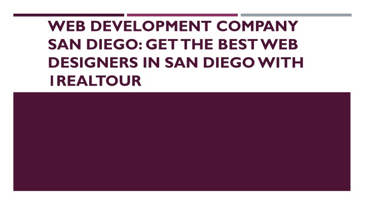 PPT - Web Development Company San Diego PowerPoint Presentation, free download - ID:12099855