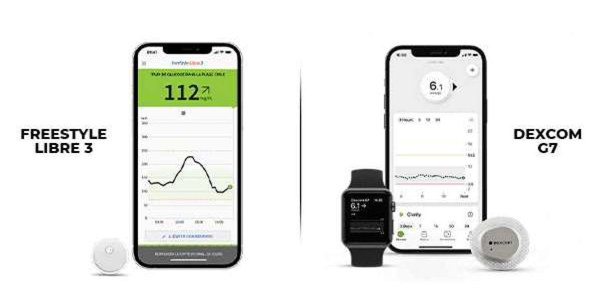 Difference between G7 Dexcom and Freestyle Libre 3