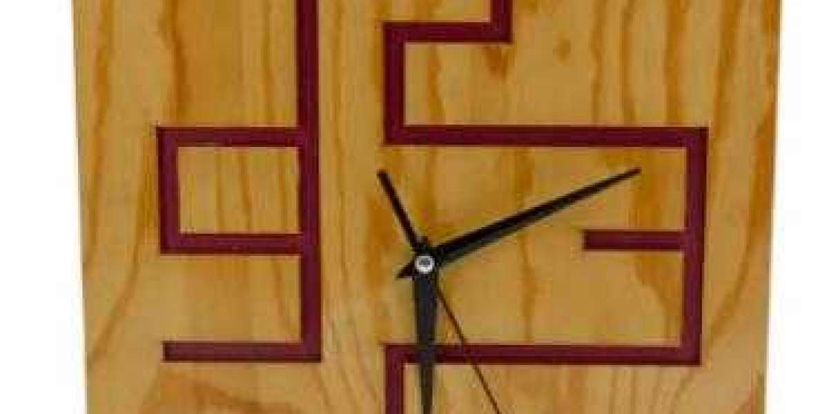 Visual Design Of Decorative Wooden Wall Clock