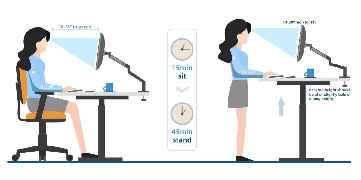 The Benefits of Using a Height Adjustable Desk in the Workplace