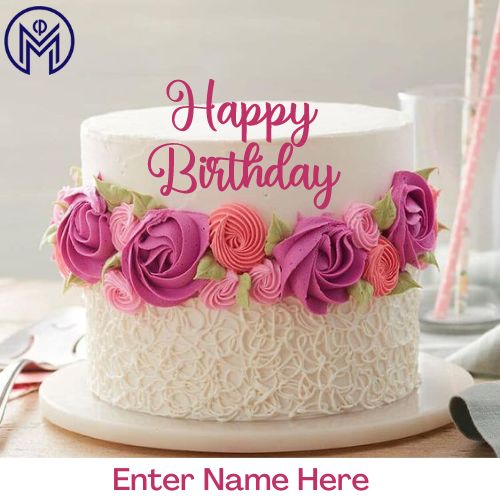 Create Writing Name On Birthday [Cake Images With Name] - MNOP