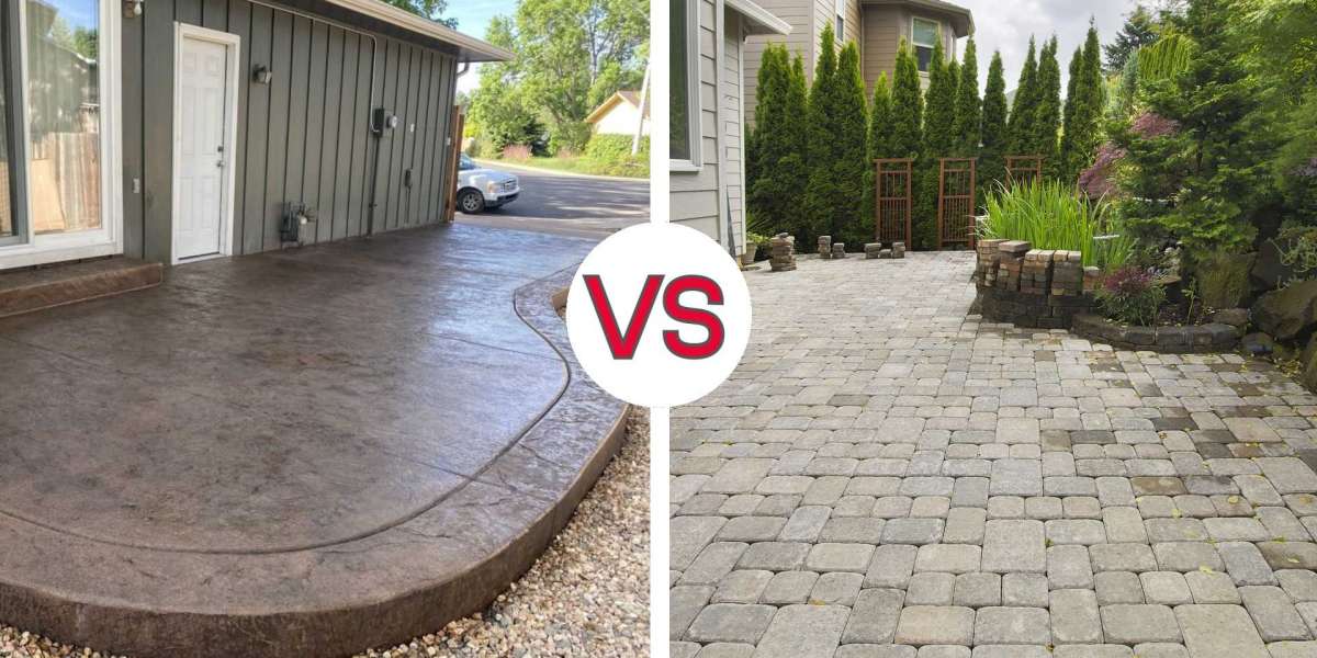 Comparative Analysis: Pavers vs. Concrete for Patios and Walkways