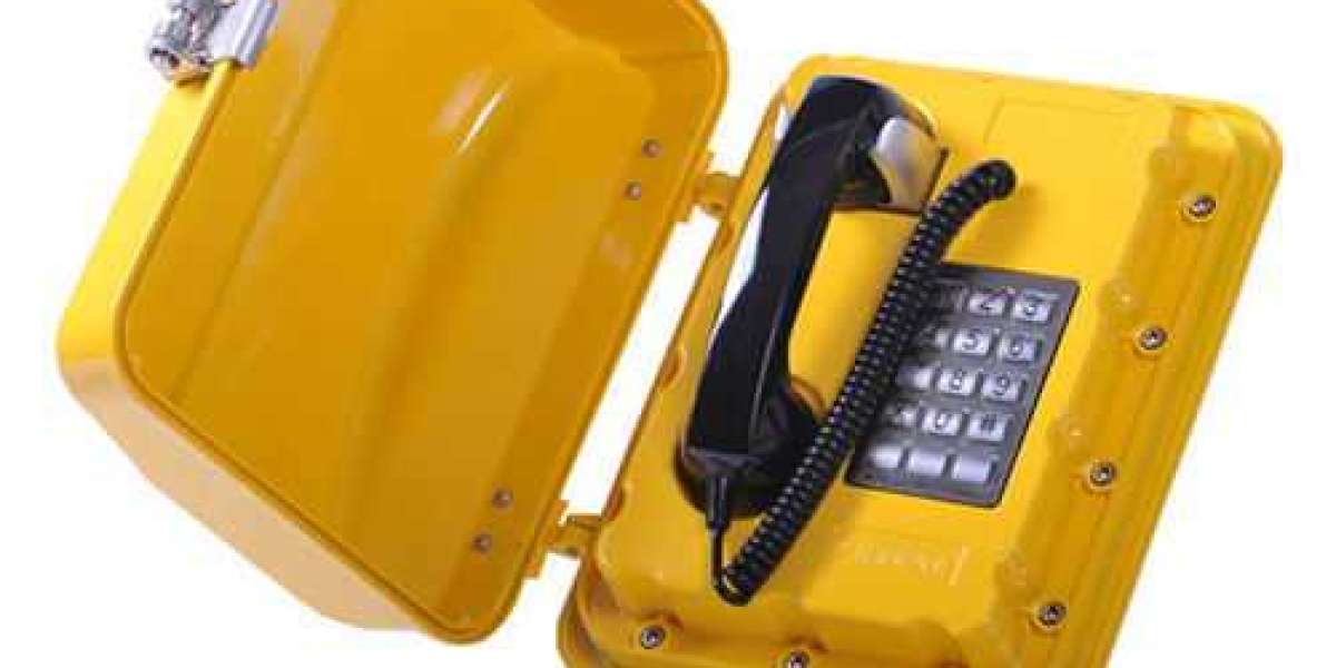 What is the application of an explosion-proof telephone?