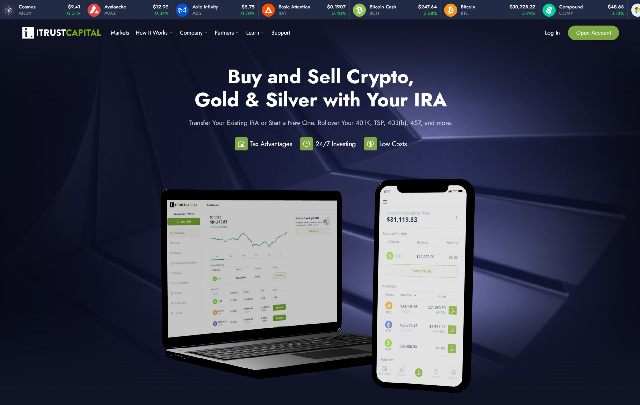 iTrustCapital Login – The #1 Crypto IRA Retirement Platform