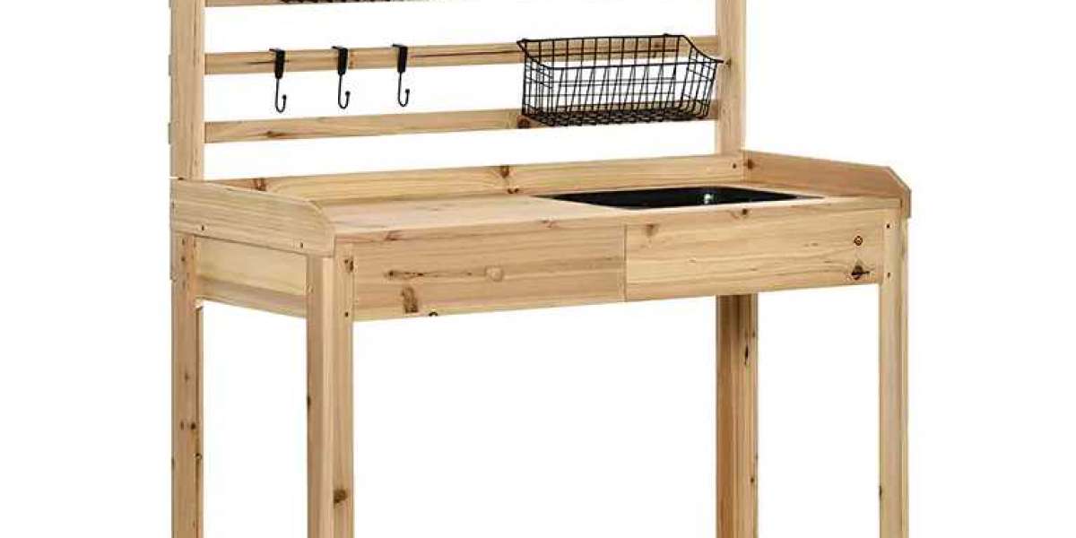 Organize and Beautify: How Wooden Potting Benches Elevate Your Gardening Experience