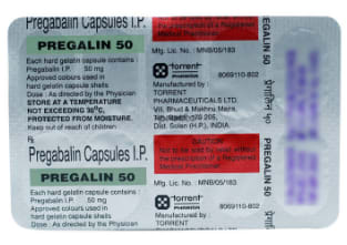 Pregabalin 50 mg capsule Treat Fibromyalgia Neuropathic Pain