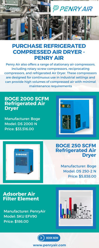 Purchase Refrigerated Compressed Air Dryer Penry Air — Postimages