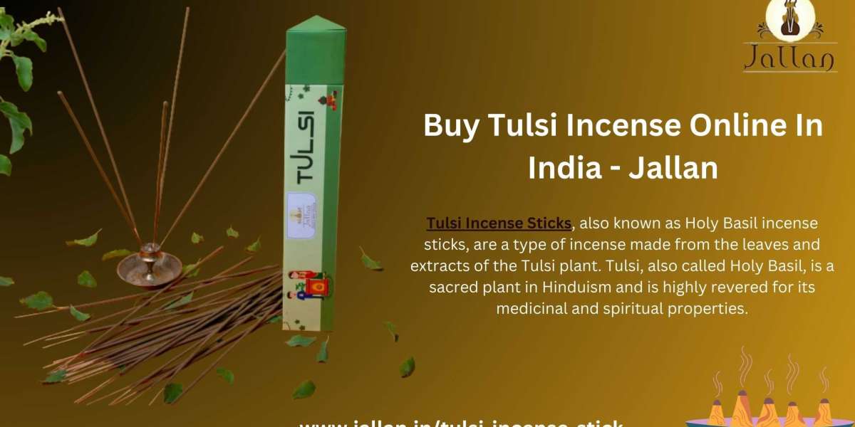 Buy Jallan 100% Organic Tulsi Incense Sticks Agarbatti