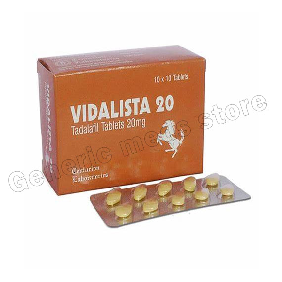 Buy Vidalista 20 mg (Tadalafil/Cialis) for ED Treatment