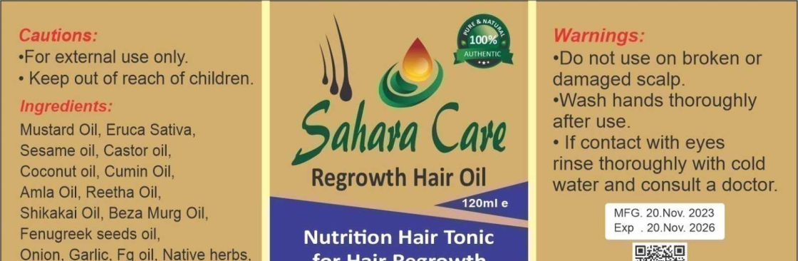 sahara care hair regrowth oil Cover Image