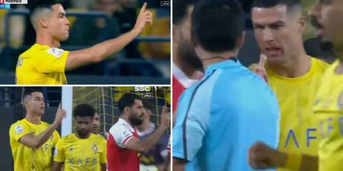 Ronaldo wins penalty in Persepolis clash but tells the referee it wasn't a foul