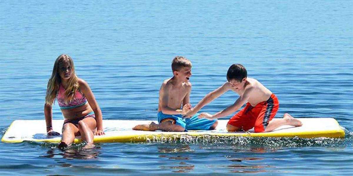 Add Fun to Your Summer Getaway with Inflatable Docks and Water Mats